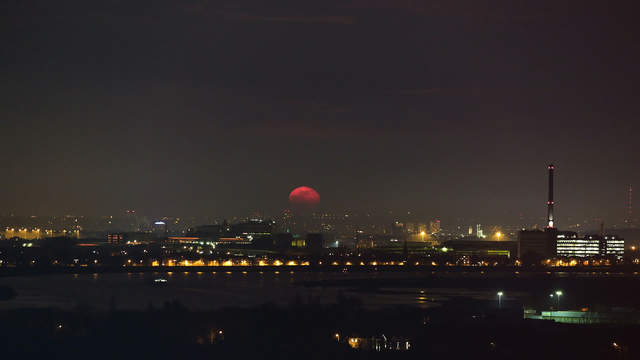 Moonrise over Ruhrgebiet