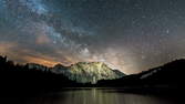 Time lapse clip - Milky Way Timelapse Mount Karwendel, Bavaria