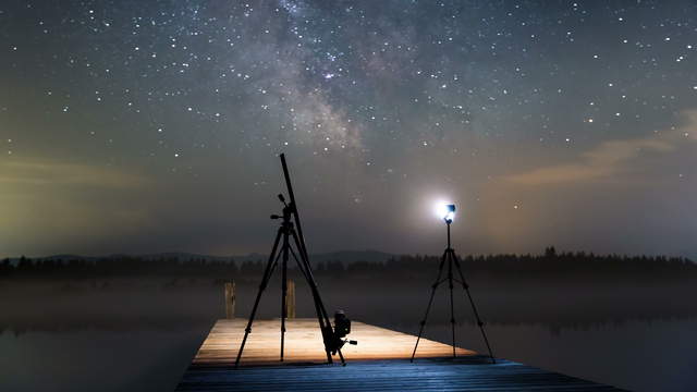 Making Of Milky Way Time Lapse