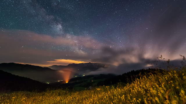 Motion Controlled Time Lapse Milky Way