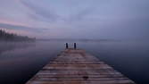 Time lapse clip - Dawn at the lake