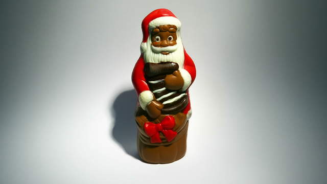 Melting Chocolate Santa Claus