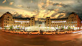 Time lapse clip - Munich Karlsgate Composite