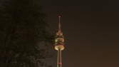 Time lapse clip - Munich Olympia Tower Night Hyperlapse