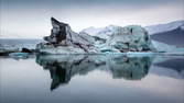 Time lapse clip - Floating Ice Jokulsarlon Glacial Lagoon, Iceland