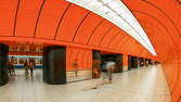 Time lapse clip - Marienplatz Munich - Subway Station