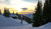 Time lapse clip - Sunset Alps