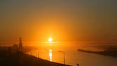 Time lapse clip - Sunset at the harbour in Greymouth, NZ