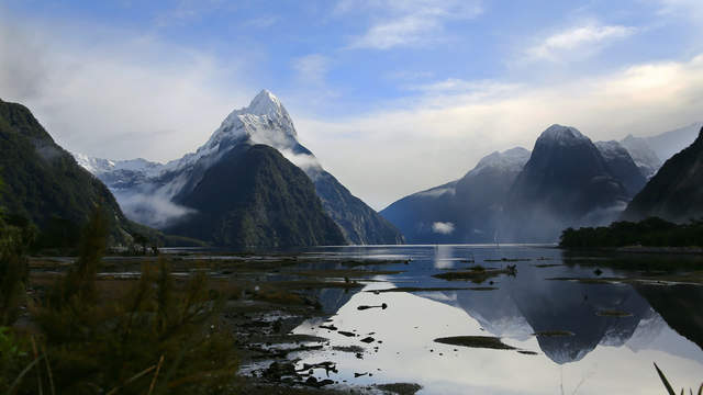 Mittre Peak at Milford Sound