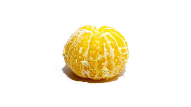 Pealed Tangerine Mandarin 4K Video Footage