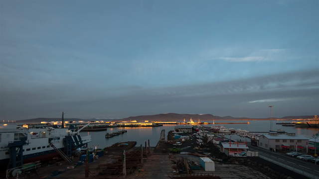 Old Harbour Reykjavík - Day Night Time-Lapse