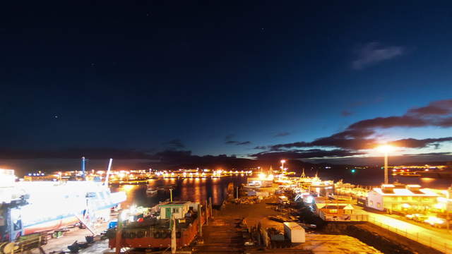 Timelapse Stock Footage Video - Northern Lights at Old Harbour ...