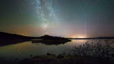 Time lapse clip - Milky Way Time-Lapse Photography Lake Vallarvegur | 4K UHD