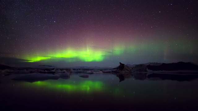 Aurora Borealis in Iceland 4K