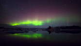 Time lapse clip - Aurora Borealis in Iceland 4K