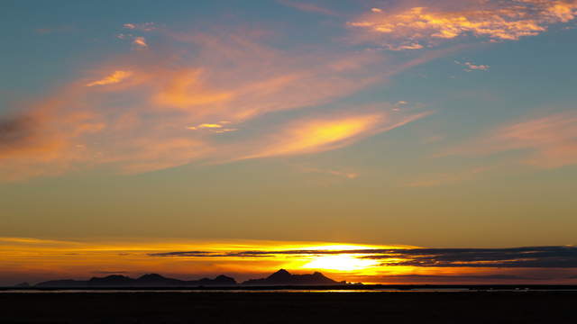 Sunset Iceland 6K Stock Footage