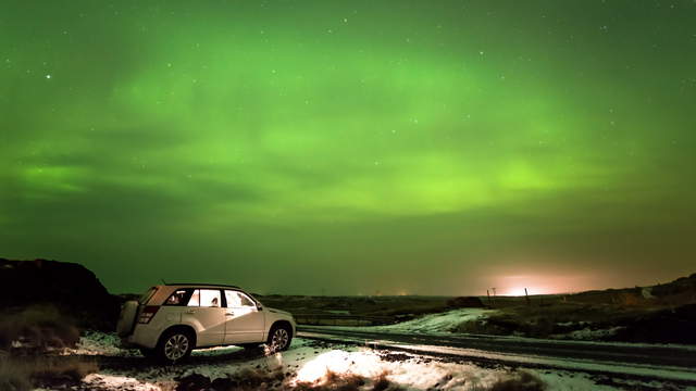 Aurora Borealis Time Lapse Photography