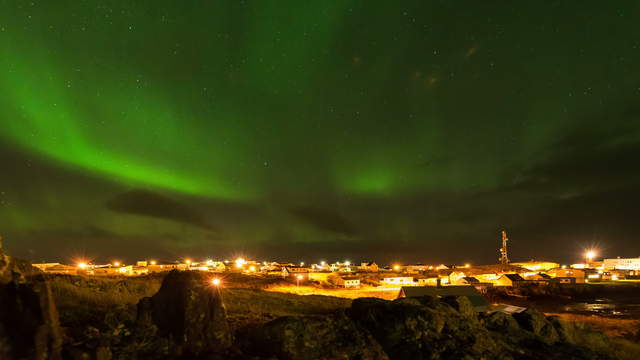 Northern Lights above Stykkishólmur