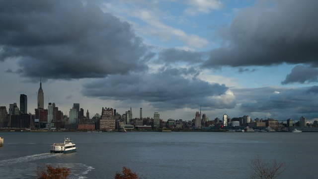 New York City Skyline Night-Day