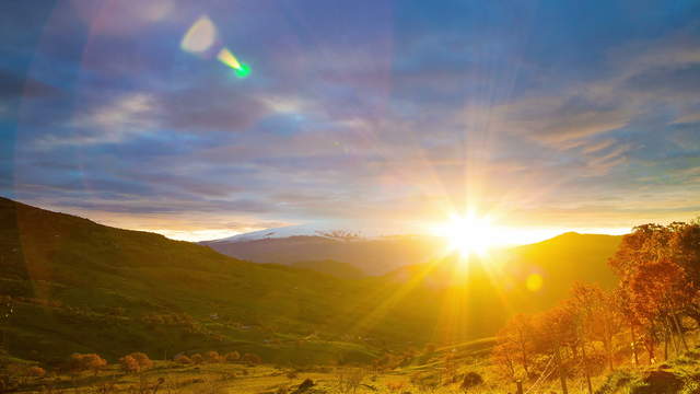 Timelapse Stock Footage Video - 4K Video Loop - Sunrise Mt. Etna | 1532 ...