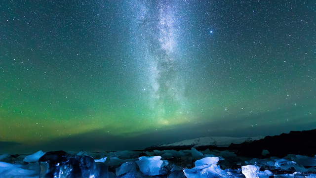 4K Video Loop - Iceland Jokulsarlon