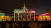 Time lapse clip - Brandenburger Tor, Berlin