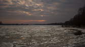 Time lapse clip - Ice Swirl on River Elbe
