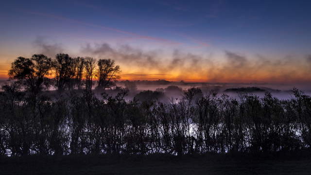 Sunrise with Fog