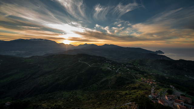 Sicily - Sunset at Polina