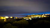 Time lapse clip - Sicily - Mountain Village into the Night