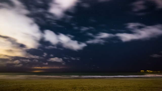 Sicily - Beach View at Night