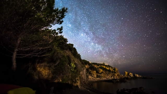 Starry Sky Time-lapse Video 4K 6K - Sicily