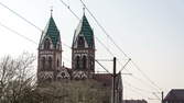 Time lapse clip - Heart Jesus Church Hyperlapse Freiburg