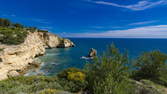 Time lapse clip - Algarve Carvoeiro Cliff Hyperlapse