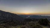 Time lapse clip - Moonset Crete