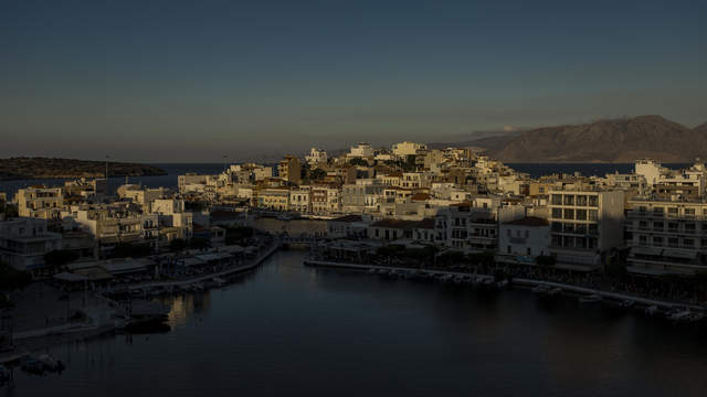 Sunset Agios Nikolaos Crete