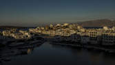 Time lapse clip - Sunset Agios Nikolaos Crete