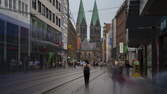 Time lapse clip - Hyperlapse Bremen St. Petri Dom