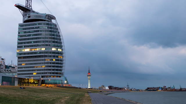 6K, 4K Timelapse Bremerhaven Day-Night