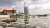 Time lapse clip - Bremerhaven Atlantic Hotel Hyperlapse