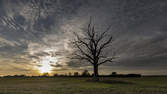 Time lapse clip - Sunset with sunset