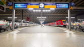 Time lapse clip - Munich Main Station Tracks