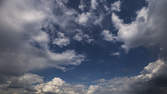 Time lapse clip -  clouds in the sky