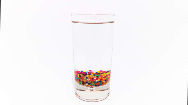 Water Beads Glass Long-Shot
