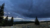 Time lapse clip - Blue hour in the Giant Mountains