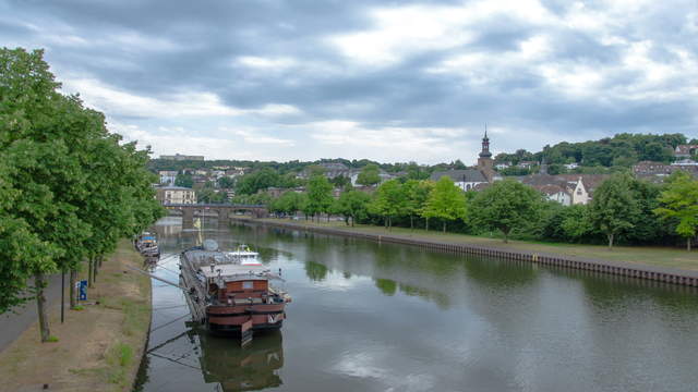 Saarbruecken Hyperlapse - Wilhelm-Heinrich-Bruecke 