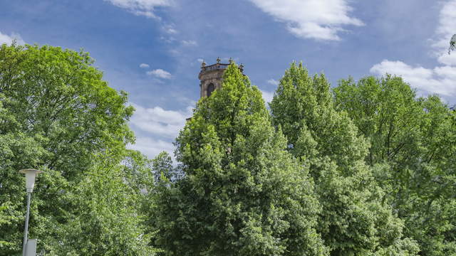 Saarbrücken Hyperlapse - Ludwigskirche Sideslide zOOm