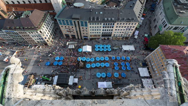 Marienplatz Munich Top View