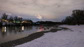 Time lapse clip - River Isar with Heat and Power Station