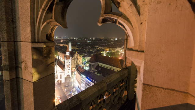 Town Hall Tower Marienplatz Munich